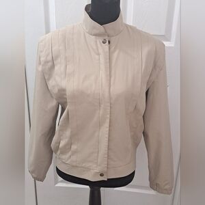 Vintage Nordstrom Point of View Beige Jacket     Size L